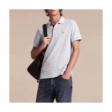 [버버리]Burberry 2020 Mens Logo Cotton Polo Short Sleeved Tshirts - 버버리 2020 남성 로고 코튼 폴로 반팔티 Bur02306x.Size(m 