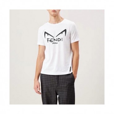 [펜디]Fendi 2020 Mens Logo Casual Eyes Fall Short Sleeved Tshirts - 펜디 2020 남성 로고 캐쥬얼 몬스터 반팔티 Fen0614x.Size(s 
