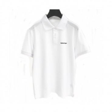 [발렌시아가]Balenciaga 2020 Mens Logo Cotton Polo Short Sleeved Tshirts - 발렌시아가 2020 남성 로고 코튼 폴로 반팔티 Bal0564x.Size(m 