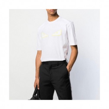 [펜디]Fendi 2020 Mens Logo Casual Silket Short Sleeved Tshirts - 펜디 2020 남성 로고 캐쥬얼 실켓 반팔티 Fen0607x.Size(s 