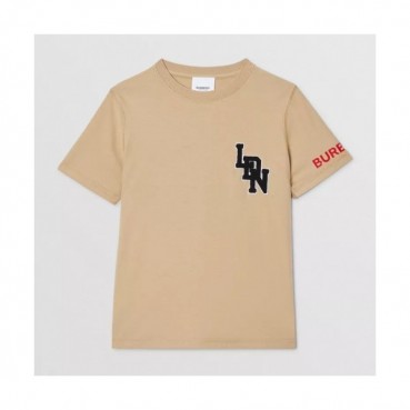 [버버리]Burberry 2020 Mens Logo Cotton Crew-neck Short Sleeved Tshirts 