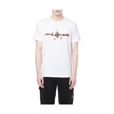 [스톤아일랜드]Stone Island 2020 Mens Logo Cotton Short Sleeved Tshirts - 스톤아일랜드 2020 남성 로고 코튼 반팔티 Sto0118x.Size(m 