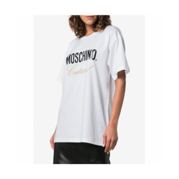 [모스키노]Moschino 2020 Mm/Wm Logo Cotton Short Sleeved Tshirts - 모스키노 2020 남자 로고 코튼 반팔티 Mos0079x.Size(xxs 