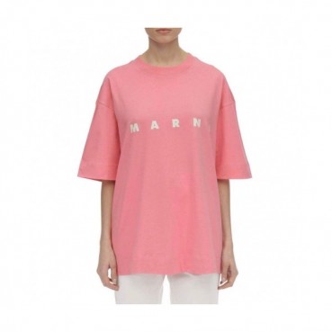 [마르니]Marni 2020 Mm/Wm Basic Logo Cotton Short Sleeved Tshirts - 마르니 2020 남자 베이직 로고 코튼 반팔티 Mar002x.Size(s 