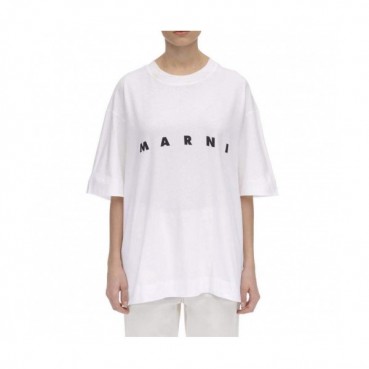 [마르니]Marni 2020 Mm/Wm Basic Logo Cotton Short Sleeved Tshirts - 마르니 2020 남자 베이직 로고 코튼 반팔티 Mar001x.Size(s 
