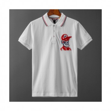 [매장판]Moncler 2020 Mens Logo Cotton Short Sleeved Polo Tshirts - 몽클레어 2020 남성 로고 코튼 폴로 반팔티 Moc01523x.Size(m 