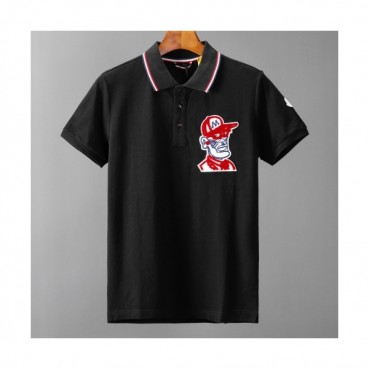 [매장판]Moncler 2020 Mens Logo Cotton Short Sleeved Polo Tshirts - 몽클레어 2020 남성 로고 코튼 폴로 반팔티 Moc01522x.Size(m 