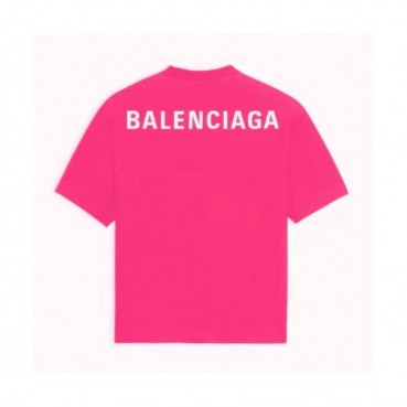 [발렌시아가]Balenciaga 2019 Mm/Wm Logo Cotton Short Sleeved Tshirt - 발렌시아가 2019 남자 로고 오버사이즈 코튼 반팔티 Bal0558x.Size(xs 