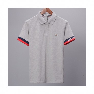 [매장판]Moncler 2020 Mens Logo Cotton Short Sleeved Polo Tshirts - 몽클레어 2020 남성 로고 코튼 폴로 반팔티 Moc01503x.Size(s 
