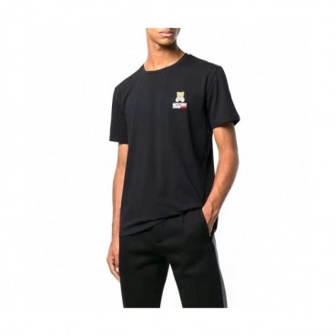 [모스키노]Moschino 2020 Mm/Wm Logo Cotton Short Sleeved Tshirts - 모스키노 2020 남자 로고 코튼 반팔티 Mos0075x.Size(m 