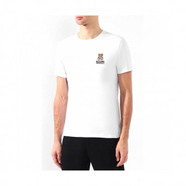[모스키노]Moschino 2020 Mm/Wm Logo Cotton Short Sleeved Tshirts - 모스키노 2020 남자 로고 코튼 반팔티 Mos0074x.Size(m 