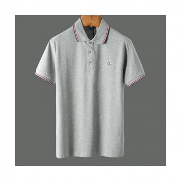 [매장판]Moncler 2020 Mens Logo Cotton Short Sleeved Polo Tshirts - 몽클레어 2020 남성 로고 코튼 폴로 반팔티 Moc01492x.Size(m 