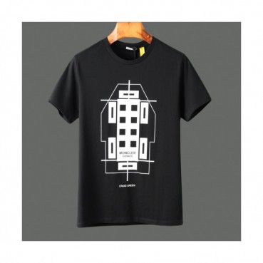 [매장판]Moncler 2020 Mens Logo Cotton Short Sleeved Tshirts - 몽클레어 2020 남성 로고 코튼 반팔티 Moc01488x.Size(m 