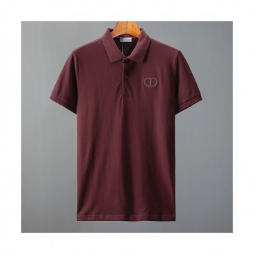 [디올]Dior 2019 Mens Logo Cotton Short Sleeved Polo Tshirts - 디올 2019 남성 로고 코튼  폴로 반팔티 Dio0555x.Size(s 