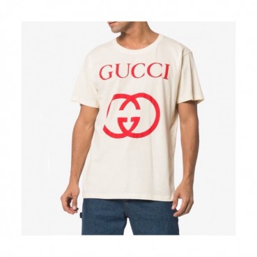 [매장판]Gucci 2020 Mm/Wm Logo Silket Short Sleeved Tshirts - 구찌 2020 남자 로고 실켓 반팔티 Guc02218x.Size(s 