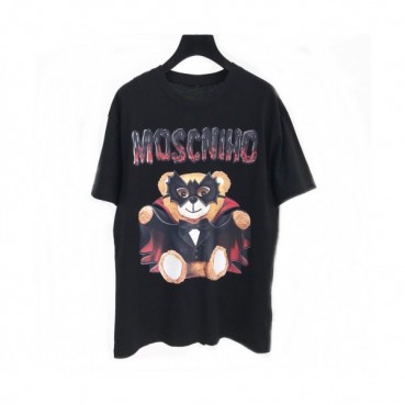 [모스키노]Moschino 2020 Mm/Wm Logo Cotton Short Sleeved Tshirts - 모스키노 2020 남자 로고 코튼 반팔티 Mos0069x.Size(s 