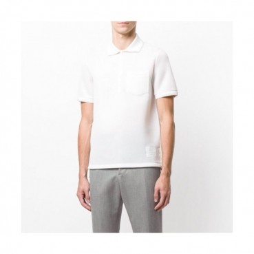[톰브라운]Thom Browne 2020 Mens Casual Cotton Short Sleeved Polo Tshirts - 톰브라운 2020 남성 로고 코튼 폴로 반팔티 Tho0527x.Size(s 