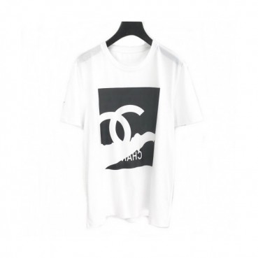 Chanel 2020 Mm/Wm 'CC' Logo Cotton Short Sleeved Tshirts - 샤넬 2020 남자 'CC'로고 코튼 반팔티 Cnl0557x.Size(s 