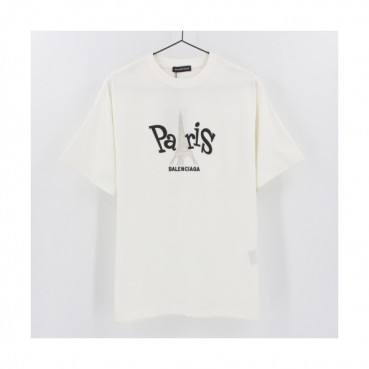 [발렌시아가]Balenciaga 2020 Mm/Wm Logo Cotton Short Sleeved Tshirts - 발렌시아가 2020 남자 로고 코튼 반팔티 Bal0501x.Size(s 