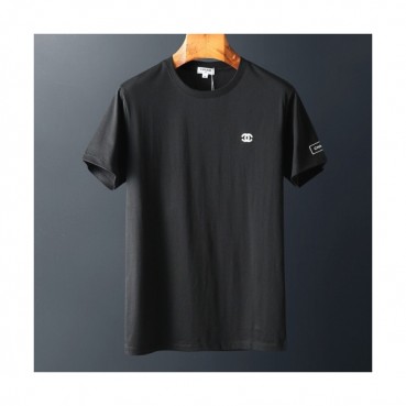 Chanel 2020 Mm/Wm 'CC' Logo Cotton Short Sleeved Tshirts - 샤넬 2020 남자 'CC'로고 코튼 반팔티 Cnl0551x.Size(s 