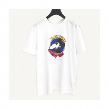 [모스키노]Moschino 2020 Mm/Wm Logo Cotton Short Sleeved Tshirts - 모스키노 2020 남자 로고 코튼 반팔티 Mos0067x.Size(s 
