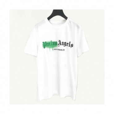[팜 엔젤스]Palm Angels 2020 Mm/Wm Logo Cotton Short Sleeved Tshirts - 팜 엔젤스 2020 남자 로고 코튼 반팔티셔츠 Pam0100x.Size(s 