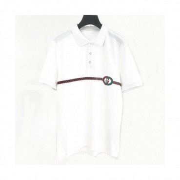 [매장판]Gucci 2020 Mm/Wm Logo Cotton Polo Short Sleeved Tshirts - 구찌 2020 남자 로고 폴로 코튼 반팔티 Guc02153x.Size(s 