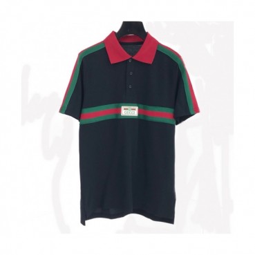[매장판]Gucci 2020 Mens Logo Cotton Polo Short Sleeved Tshirts - 구찌 2020 남성 로고 폴로 코튼 반팔티 Guc02105x.Size(s 
