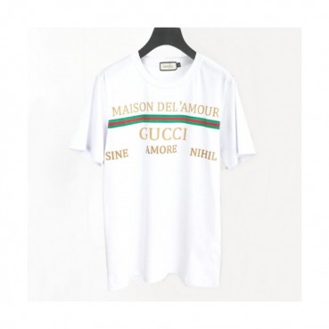 [매장판]Gucci 2020 Mm/Wm Logo Silket Short Sleeved Tshirts - 구찌 2020 남자 로고 실켓  반팔티 Guc02103x.Size(s 