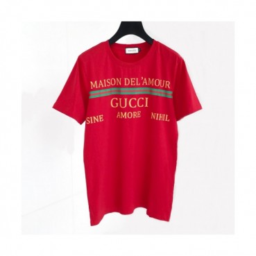 [매장판]Gucci 2020 Mm/Wm Logo Silket Short Sleeved Tshirts - 구찌 2020 남자 로고 실켓  반팔티 Guc02102x.Size(s 