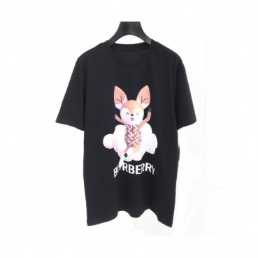 [버버리]Burberry 2020 Mm/Wm Logo Cotton Short Sleeved Tshirts - 버버리 2020 남자 로고 코튼 반팔티 Bur02067x.Size(s 