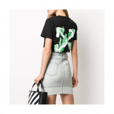 [오프화이트]Off-white 2020 Womens Printing Logo Crew 