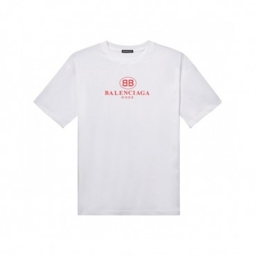 [발렌시아가]Balenciaga 2020 Mm/Wm Logo Cotton Short Sleeved Tshirts - 발렌시아가 2020 남자 로고 코튼 반팔티 Bal0469x.Size(xs 