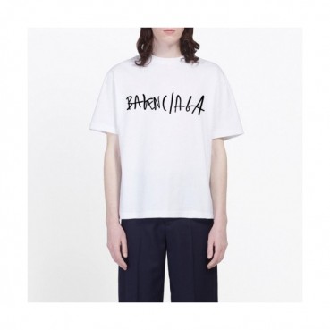 [발렌시아가]Balenciaga 2020 Mm/Wm Logo Cotton Short Sleeved Tshirts - 발렌시아가 2020 남자 로고 오버사이즈 코튼 반팔티 Bal0466x.Size(xs 