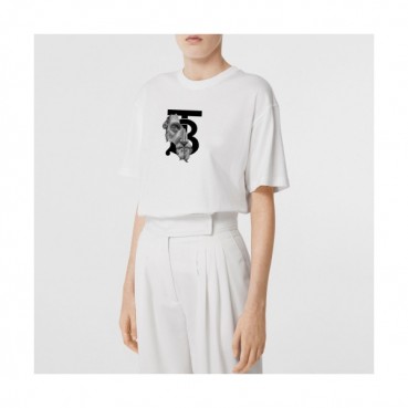 [버버리]Burberry 2020 Mm/Wm Logo Cotton Short Sleeved Tshirts - 버버리 2020 남자 로고 코튼 반팔티 Bur01992x.Size(s 