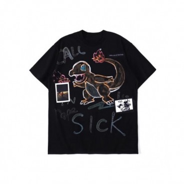Guernika 2019 Mm/Wm Logo Oversize Cotton Short Sleeved Tshirts - Guernika 남자 레드 로고 오버사이즈 코튼 반팔티 Gue009x.Size(m 