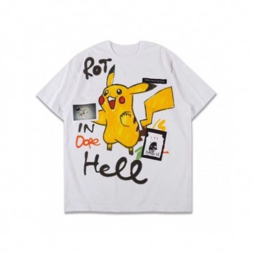 Guernika 2019 Mm/Wm Logo Oversize Cotton Short Sleeved Tshirts - Guernika 남자 레드 로고 오버사이즈 코튼 반팔티 Gue06x.Size(m 