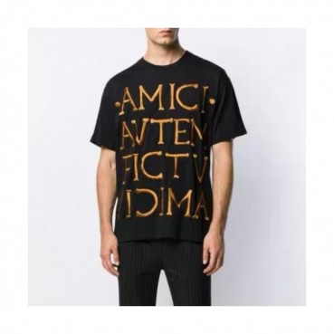 [모스키노]Moschino 2020 Mm/Wm Logo Cotton Short Sleeved Tshirts - 모스키노 2020 남자 로고 코튼 반팔티 Mos0065x.Size(s 