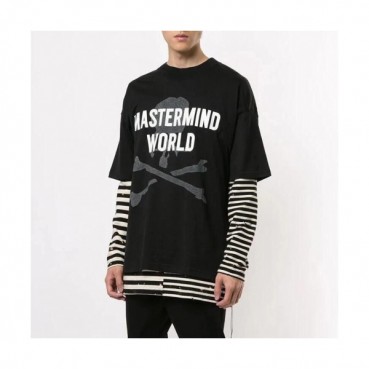 [마스터마인드]Mastermind Japan 2020 Mens Logo Cotton Short Sleeved Tshirts - 마스터마인드 2020 남성 로고 코튼 반팔티 Mas0063x.Size(s 