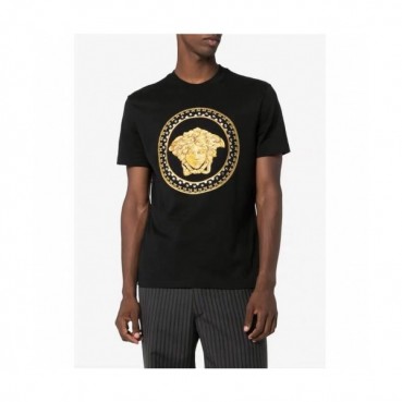 [베르사체]Versace 2020 Mens Logo Silket Short Sleeved Tshirts - 베르사체 2020 남성 메두사 실켓 반팔티 Ver0499x.Size(s 