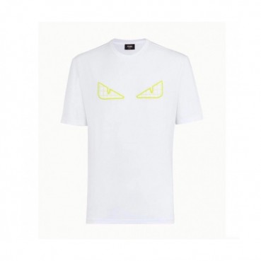 [펜디]Fendi 2020 Mens Logo Casual Silket Short Sleeved Tshirts - 펜디 2020 남성 로고 캐쥬얼 실켓 반팔티 Fen0518x.Size(s 