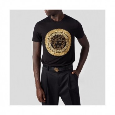 [베르사체]Versace 2020 Mens Logo Silket Short Sleeved Tshirts - 베르사체 2020 남성 로고 실켓 반팔티 Ver0489x.Size(s 