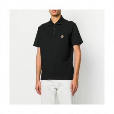 [베르사체]Versace 2020 Mens Logo Silket Short Sleeved Polo Tshirts - 베르사체 2020 남성 로고 실켓 폴로 반팔티 Ver0487x.Size(s 