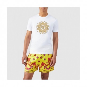 [베르사체]Versace 2020 Mens Logo Silket Short Sleeved Tshirts - 베르사체 2020 남성 로고 실켓 반팔티 Ver0484x.Size(s 
