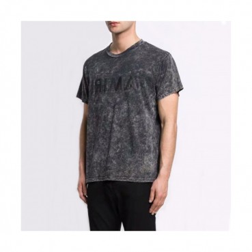 Amiri 2020 Mens Logo Cotton Short Sleeved Tshirts - 아미리 2020 남성 로고 코튼 반팔티 Ami0071x.Size(s 