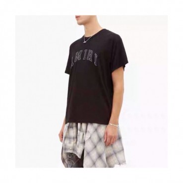 Amiri 2020 Mens Logo Cotton Short Sleeved Tshirts - 아미리 2020 남성 로고 코튼 반팔티 Ami0067x.Size(s 