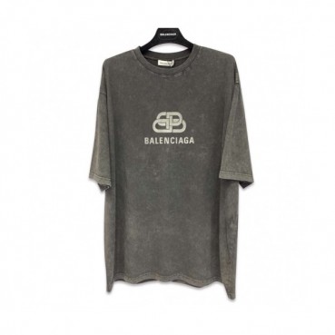 [발렌시아가]Balenciaga 2020 Mm/Wm Logo Cotton Short Sleeved Tshirts - 발렌시아가 2020 남자 로고 오버사이즈 코튼 반팔티 Bal0451x.Size(xs 