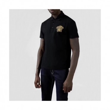 [베르사체]Versace 2020 Mens Logo Cotton Short Sleeved Polo Tshirts - 베르사체 2020 남성 로고 코튼 폴로 반팔티 Ver0481x.Size(m 