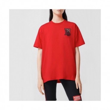 [버버리]Burberry 2020 Mm/Wm Logo Cotton Short Sleeved Tshirts - 버버리 2020 남자 로고 코튼 반팔티 Bur01933x.Size(xs 