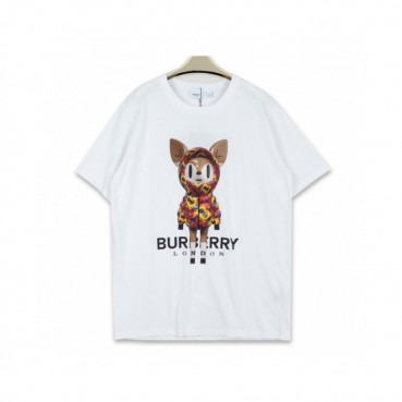 [버버리]Burberry 2020 Mm/Wm Logo Cotton Short Sleeved Tshirts - 버버리 2020 남자 로고 코튼 반팔티 Bur01916x.Size(s 